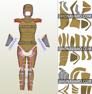 Wonder Woman 1984 Golden Eagle Armor Pattern