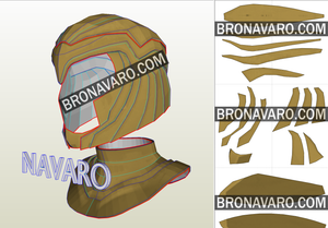 Wonder Woman 1984 Helmet Eva Foam Pattern