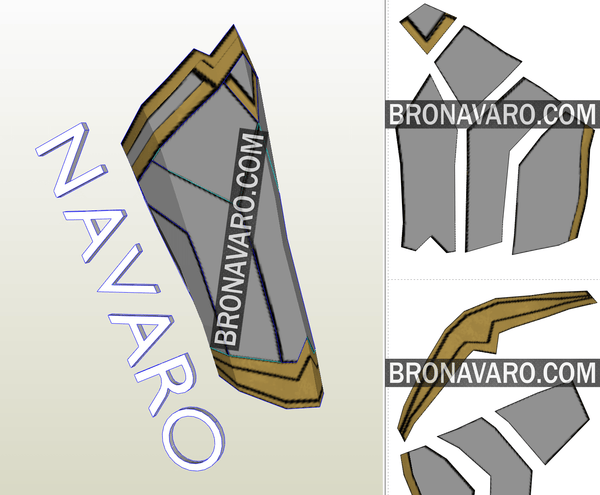 Load image into Gallery viewer, Wonder Woman Bracer Template