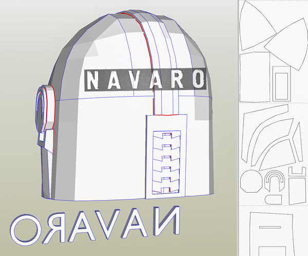 Load image into Gallery viewer, star wars pepakura