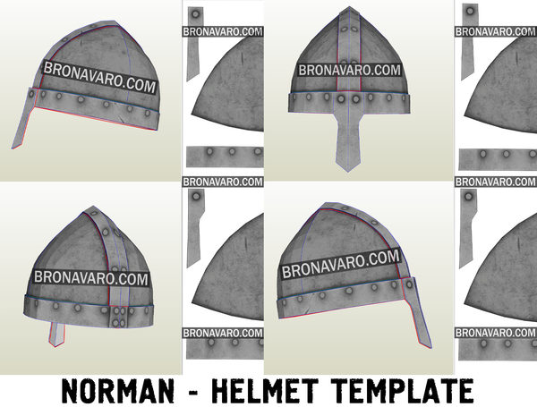 Load image into Gallery viewer, Larp Helmet Template
