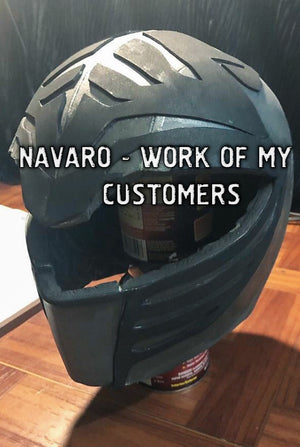 white ranger foam helmet