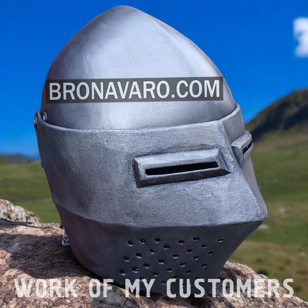 Load image into Gallery viewer, Bascinet Helmet Foam Template
