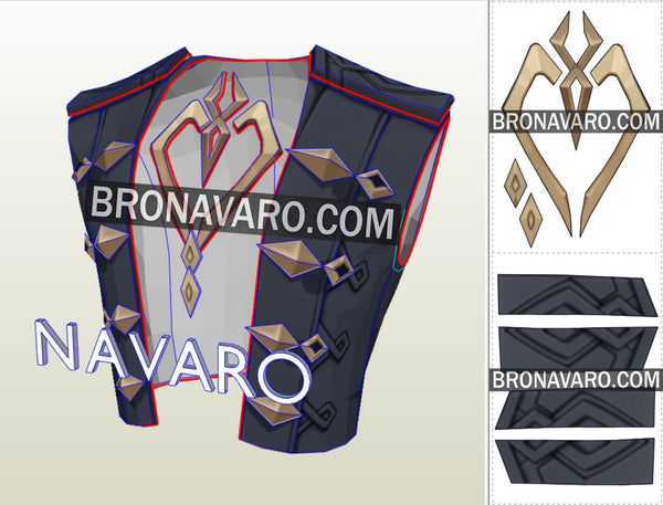 Load image into Gallery viewer, Capitano Torso Armor Eva Foam
