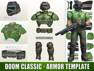 Doomguy Classic Armor Pepakura Eva Foam