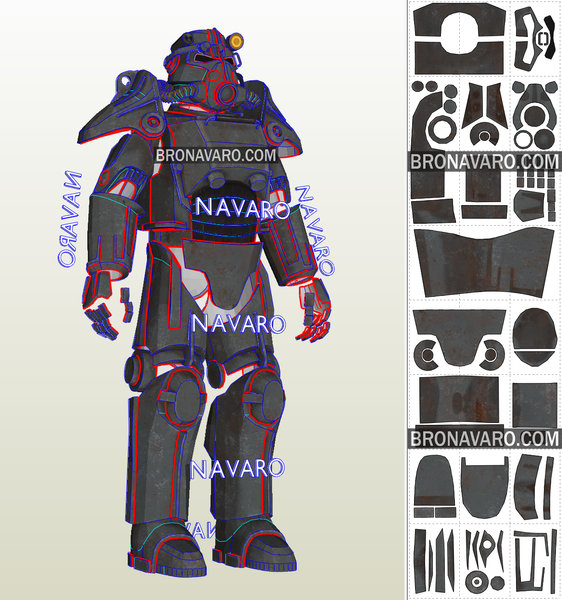 Load image into Gallery viewer, Fallout Armor Cosplay Pattern
