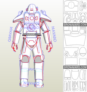 Fallout Armor T45 Pepakura