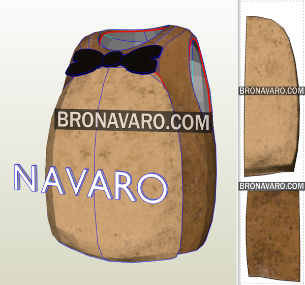 Load image into Gallery viewer, Freddy Fazbear Torso Eva Foam Template
