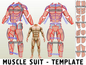 Full Body Muscle Suit Cosplay