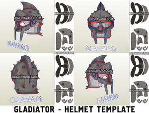 Gladiator Maximus Mask Foam Template