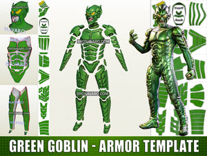 Green Goblin Pepakura Eva Foam PDF PDO