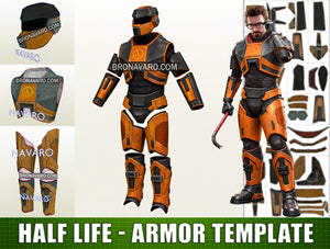 Half Life Cosplay Armor Pepakura Eva Foam