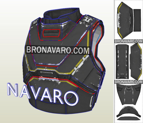 Load image into Gallery viewer, Helldivers Cosplay Armor Templates
