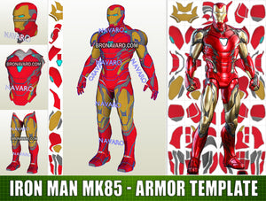 Iron Man Armor Eva Foam Pepakura