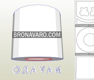 Marshmello Head Pepakura