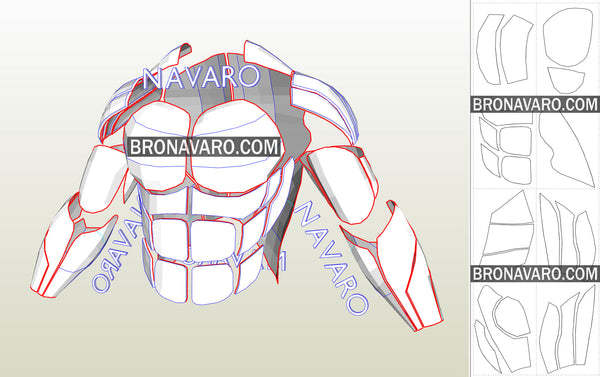 Load image into Gallery viewer, Muscle Suit Pepakura Eva Foam
