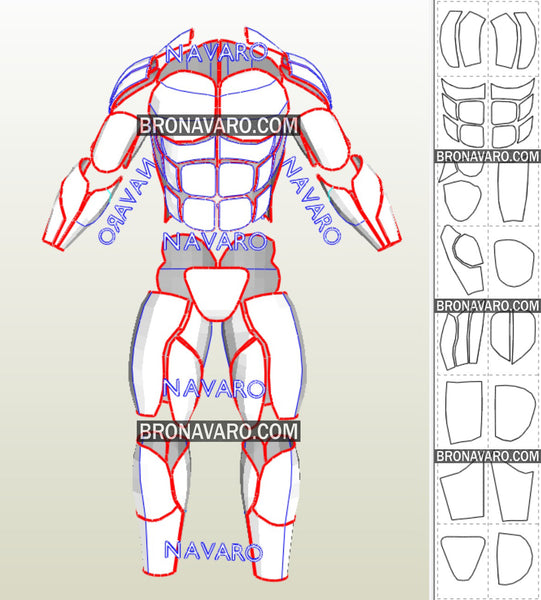 Load image into Gallery viewer, Muscle Suit Pepakura PDO
