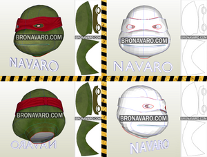 Ninja Turtles Helmet Printable Template