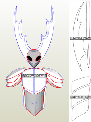 Pure Vessel Cosplay Costume Template