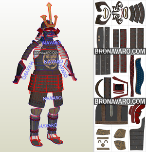 Samurai Armor Eva Foam Templates