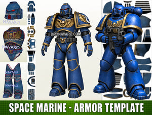 Space Marine Armor Pepakura Eva Foam 