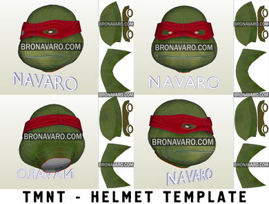 TMNT Ninja Turtles Head Templates