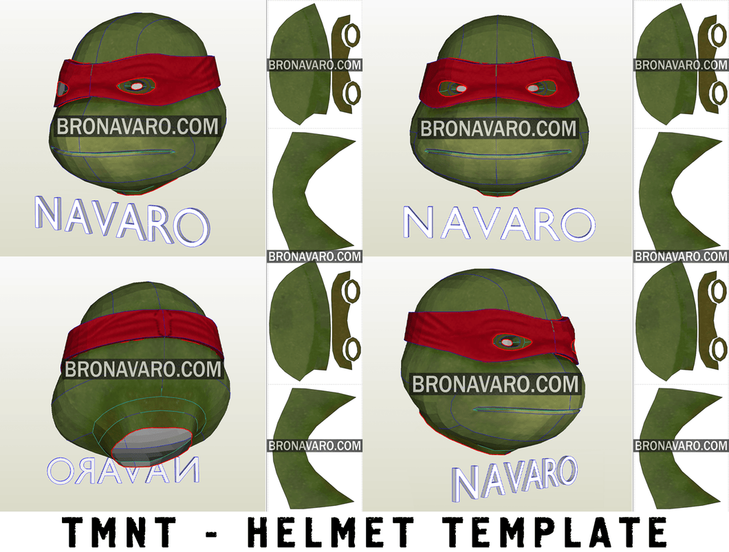 Tmnt Printable Mask Pattern