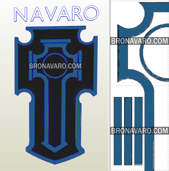 Load image into Gallery viewer, Warhammer Shield Foam Template
