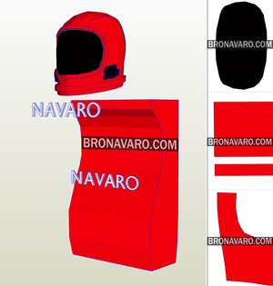 AMONG US Cosplay Foam Template