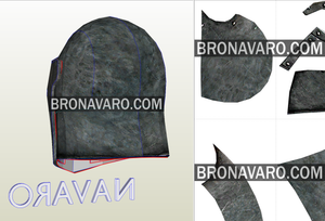 Barbuta Warden Helmet pattern