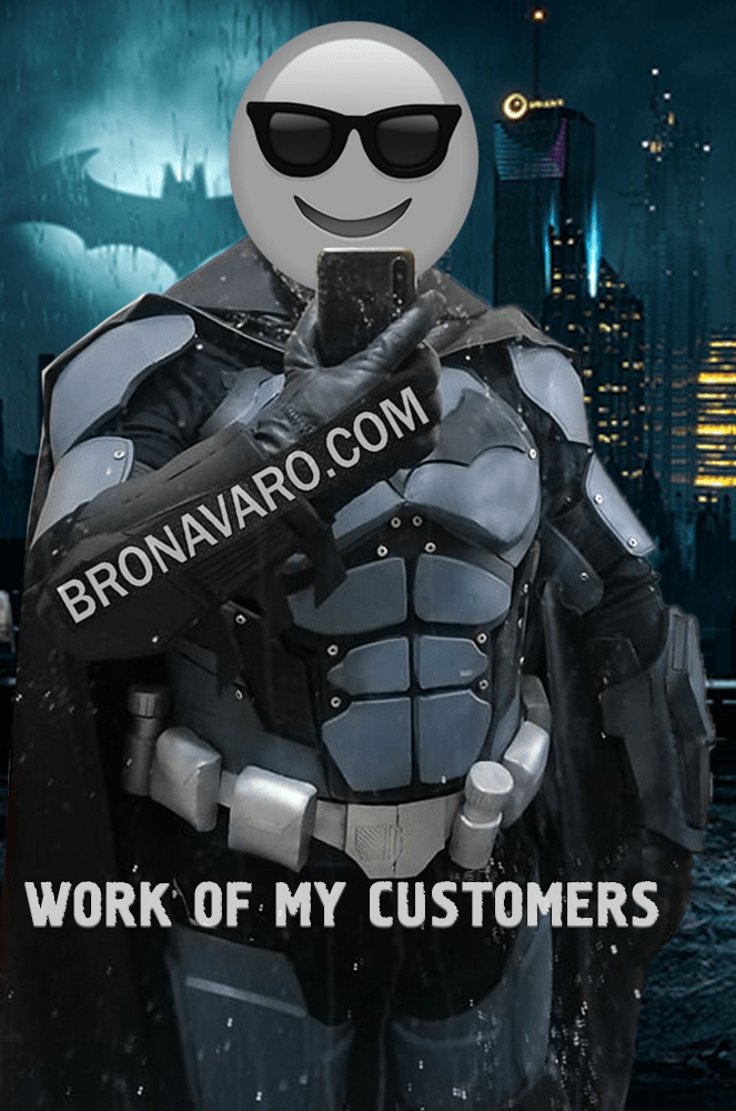 BATMAN Arkham Origins (Eva Foam Template) | Batman Armor Pepakura – NAVARO