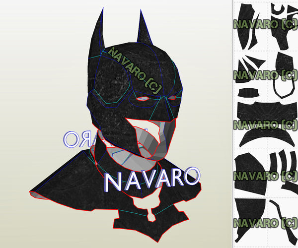 Load image into Gallery viewer, Batman Cowl Foam Pattern
