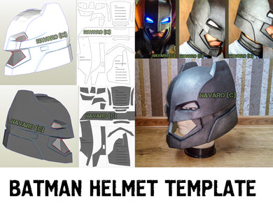 batman helmet template