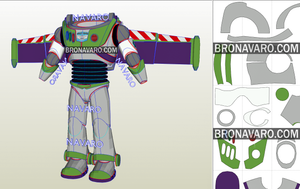 Buzz Lightyear Toy Story Cosplay Template