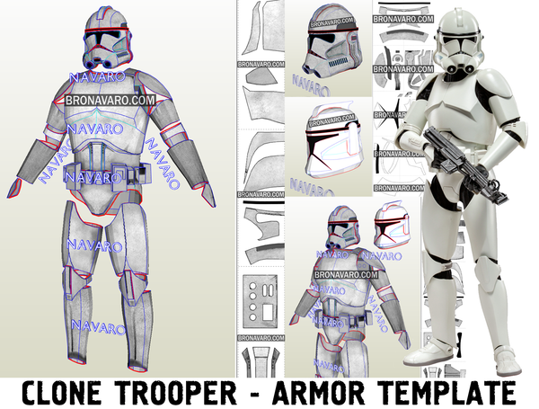 Load image into Gallery viewer, Clone Trooper Armor Template
