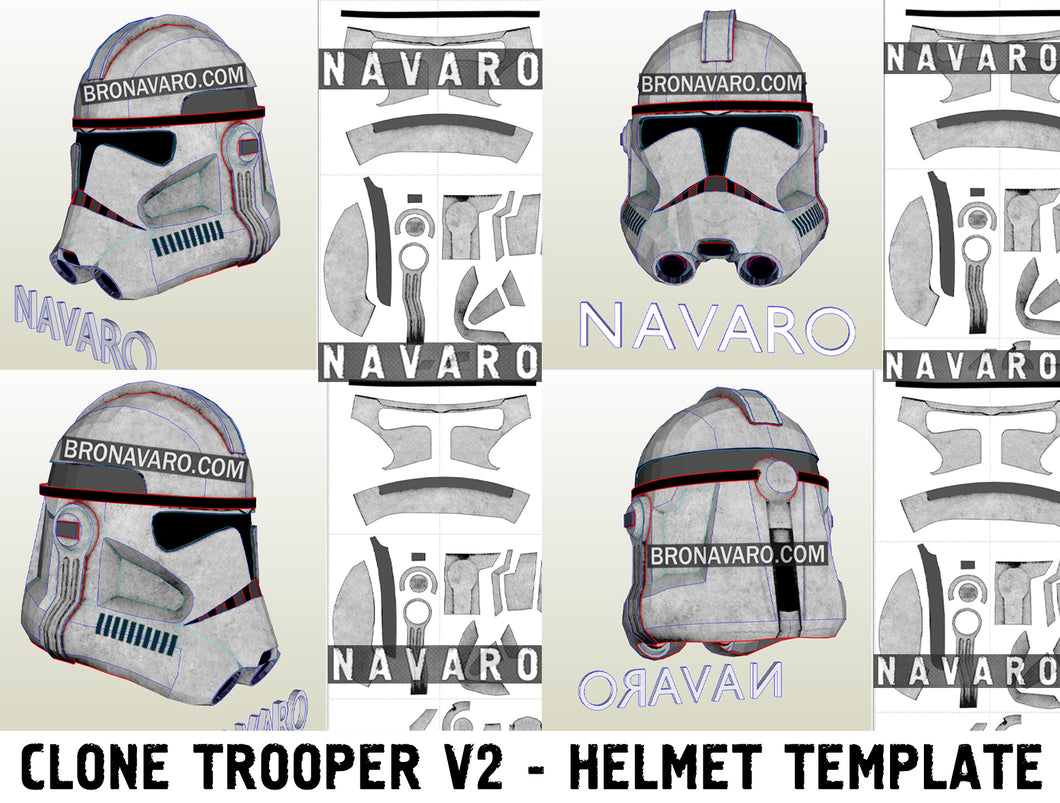 Clone Trooper Phase 2 Helmet Pepakura
