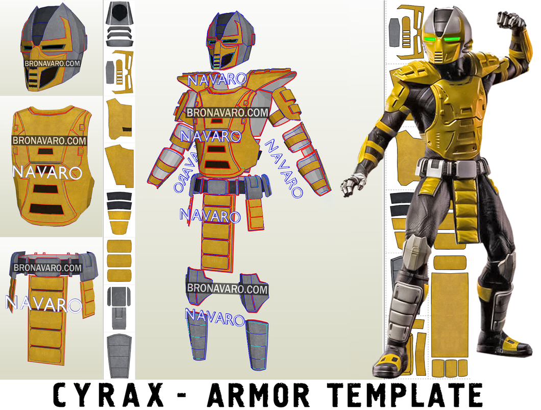 Cyrax Sektor Armor Template