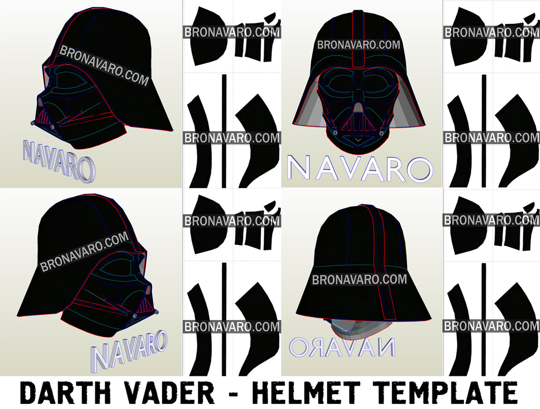 Darth Vader helmet pepakura