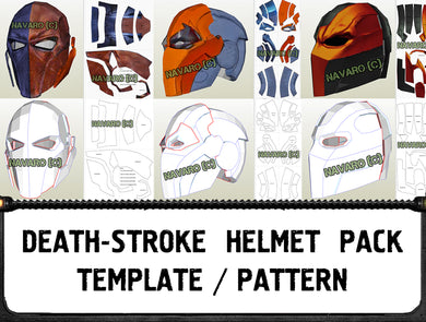 DeathStroke helmets template