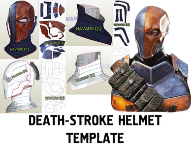 deathstroke helmet template