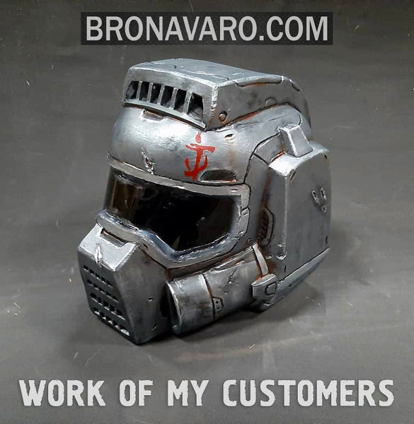 Load image into Gallery viewer, Doomguy Cosplay Helmet Template

