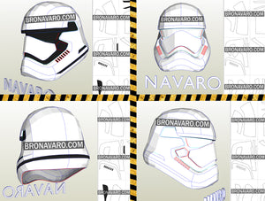 First Order Stormtrooper Helmet Pepakura