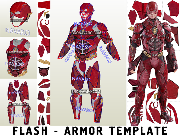 Load image into Gallery viewer, Flash Armor Eva Foam Template
