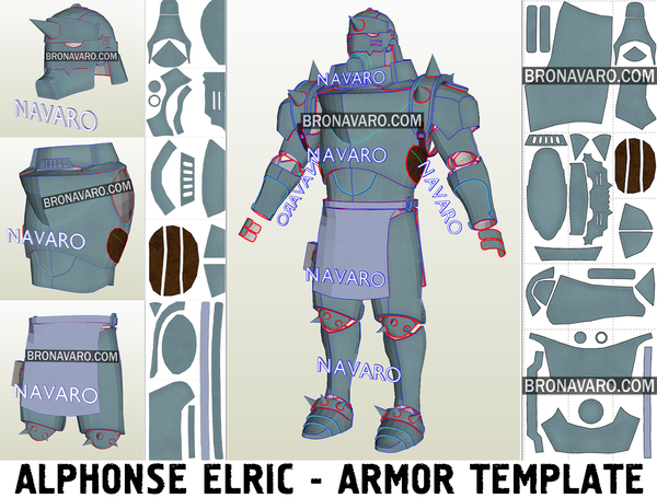 Load image into Gallery viewer, Fullmetal Alchemist Alphonse Armor Eva Foam
