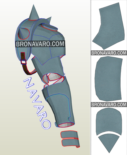 Load image into Gallery viewer, Fullmetal Alchemist Armor Pattern
