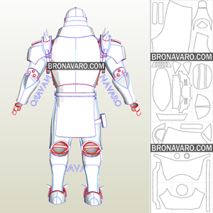 Fullmetal Alchemist Armor Pepakura