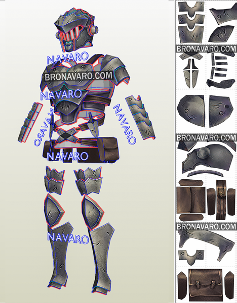 Load image into Gallery viewer, Goblin Slayer Full Armor Template
