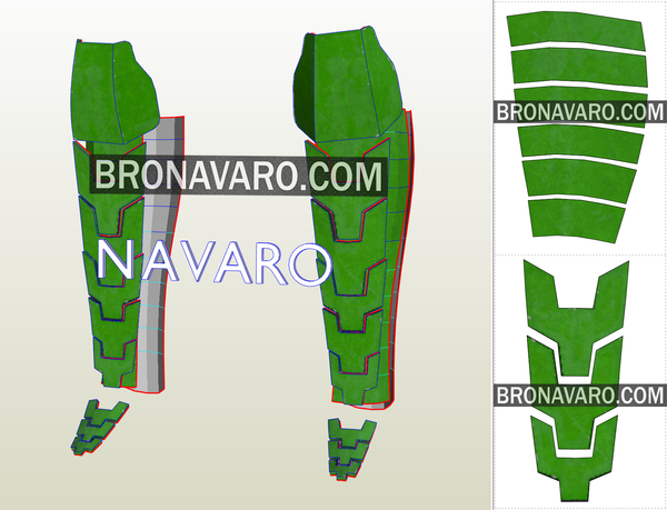 Load image into Gallery viewer, Green Goblin Armor Pattern
