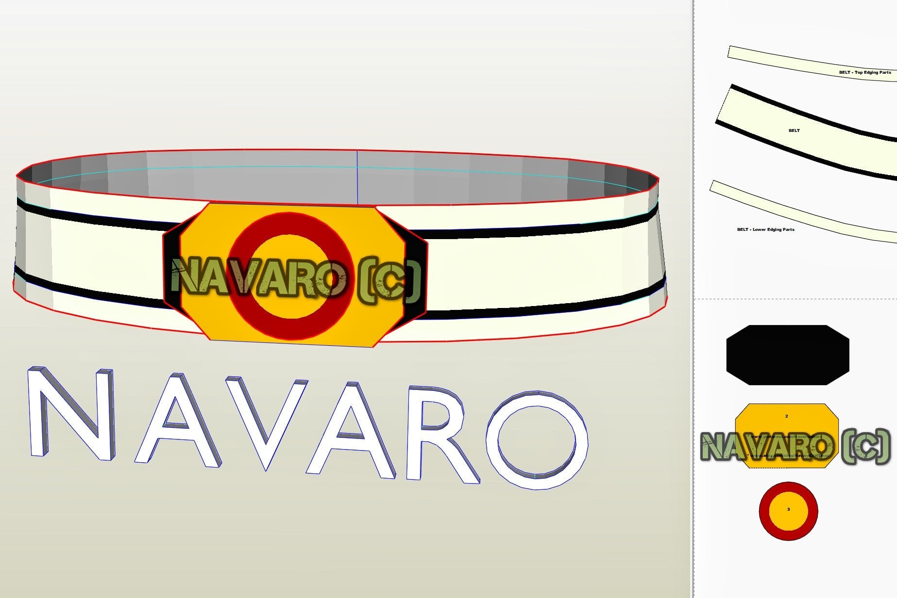Green Ranger Armor Template - Green Ranger Shield Pepakura – NAVARO