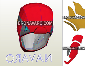 Iron Man Helmet Printable Template